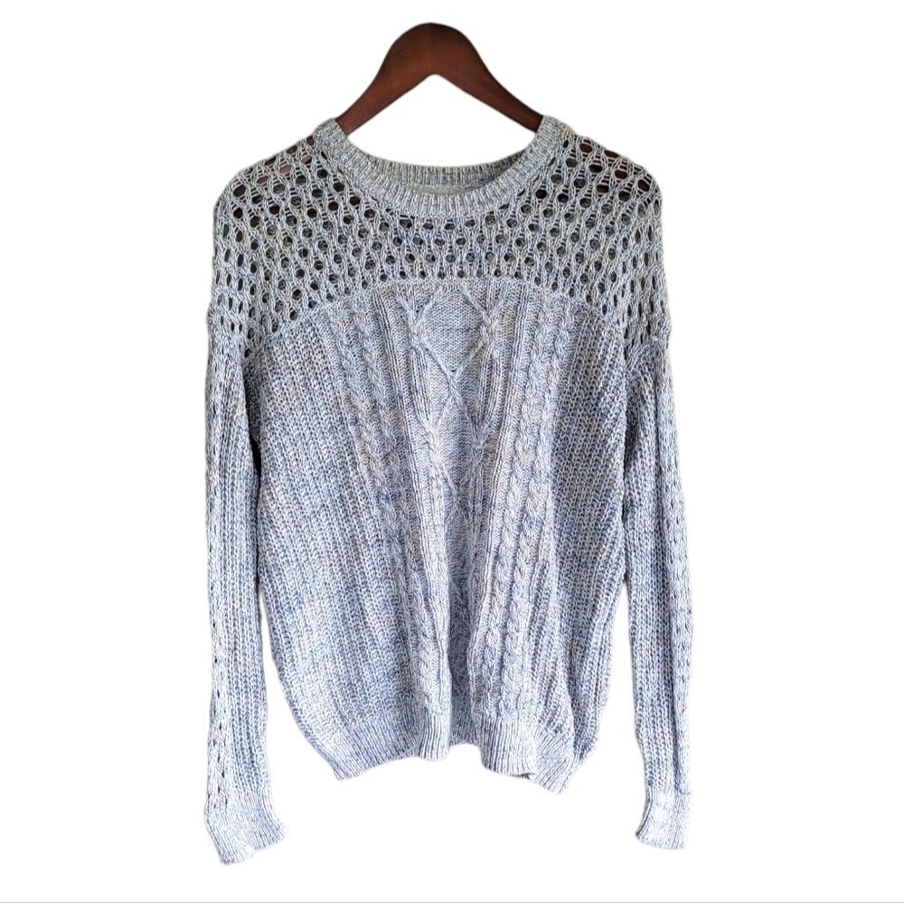Urban Outfitters Coincidence and Chance Knit 100% Cotton Sweater Gray Medium